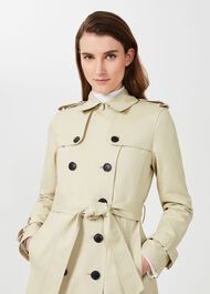 Petite Saskia Water Resistant Trench Coat, New Neutral, hi-res