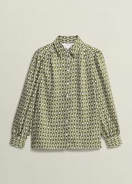 Tallie Shirt, Ivory Green, hi-res